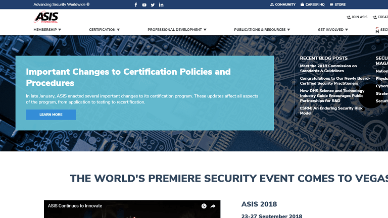 Experience the New ASIS Online