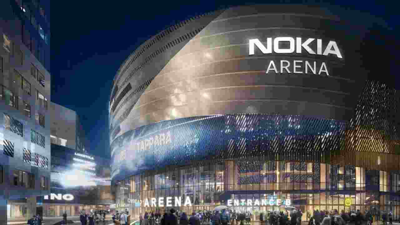 The Nokia Arena, a multipurpose venue in Tampere, Finland